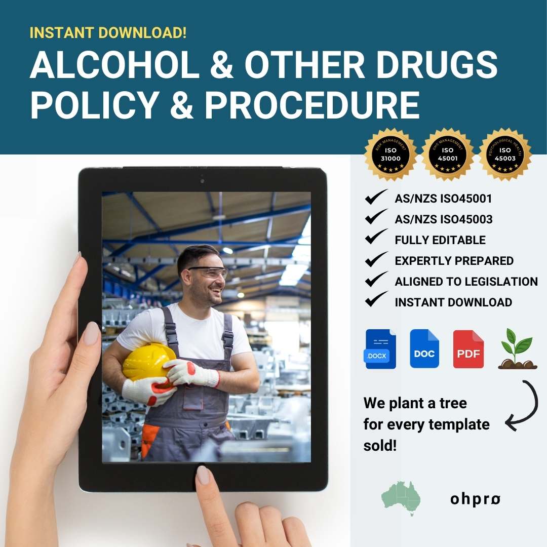 Alcohol and Other Drugs Policy and Procedure