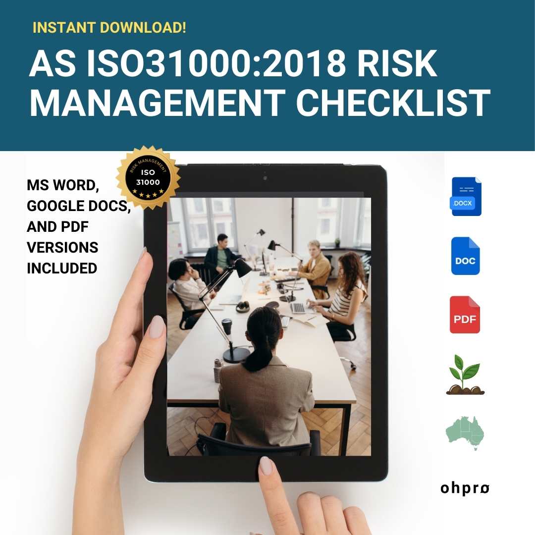 AS ISO31000:2018 Risk Management Checklist