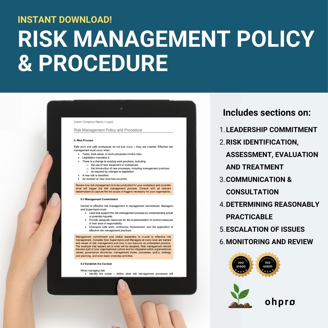 Risk Management Policy and Procedure